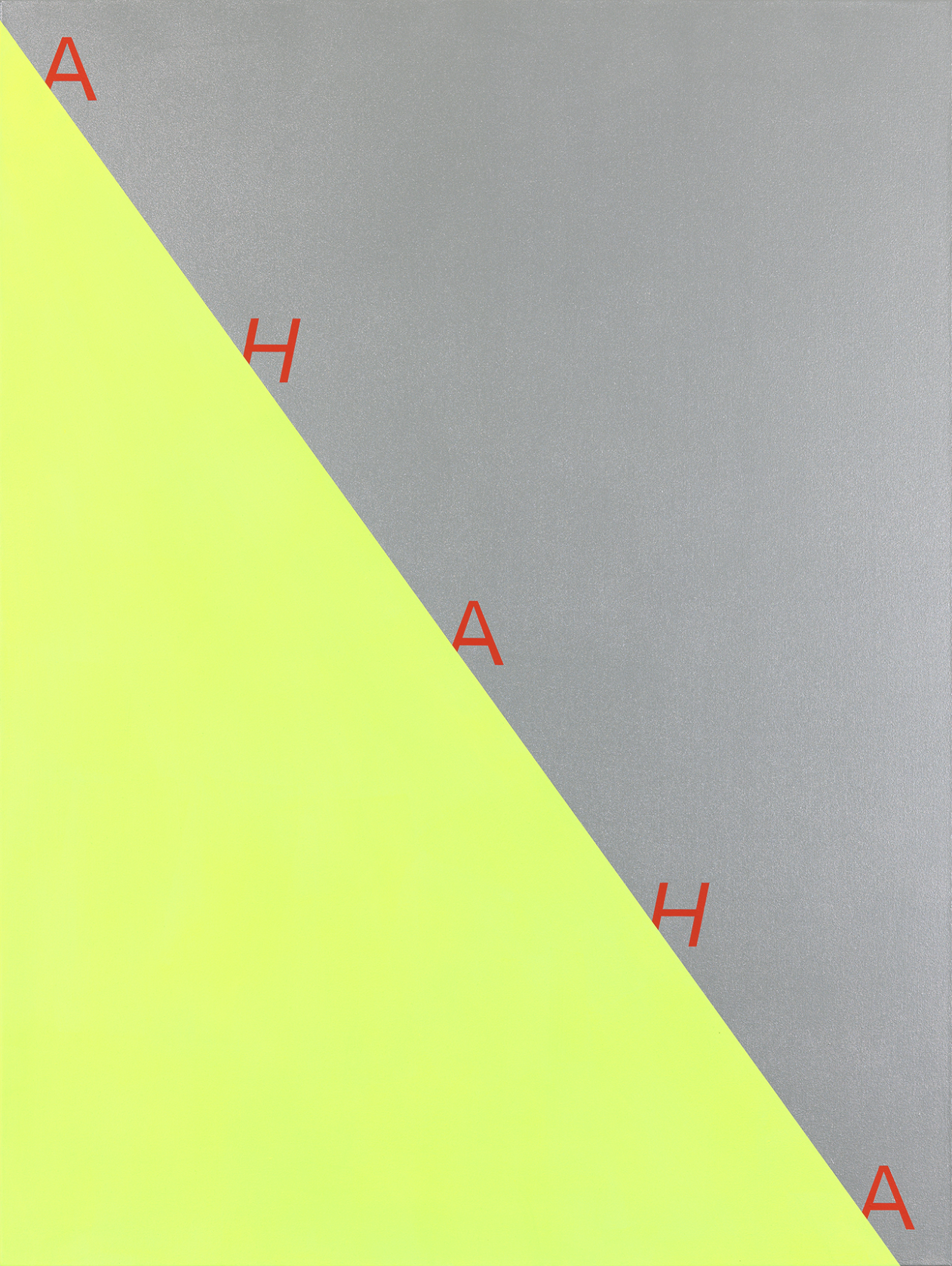 Nick Oberthaler, Untitled (AHAHA), 2018, 160 x 120 cm © Adagp, Paris, 2024